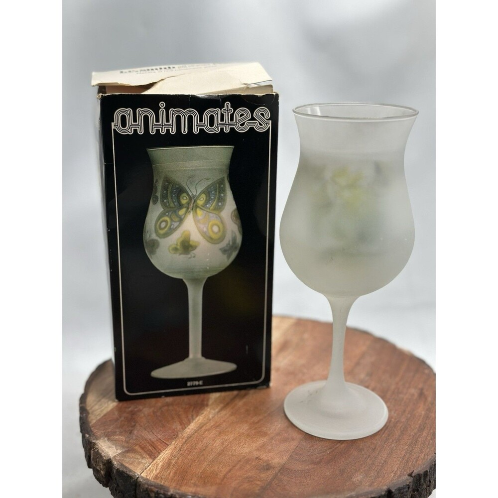 L..E. Smith Animates OWL Glass Votive Clear Candle Holder 2681 E